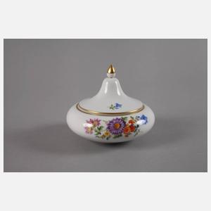 Meissen Konvolut mit Blumenmalerei