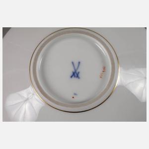 Meissen Konvolut mit Blumenmalerei