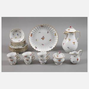 Meissen Kaffeeservice Streublümchendekor