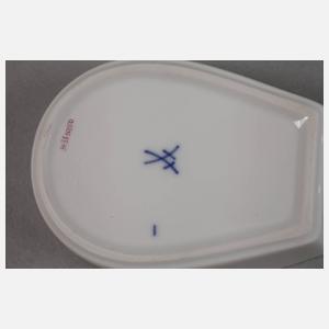 Meissen sechs Ascher mit Blumenmalerei