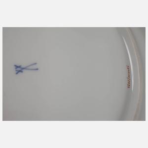 Meissen Konvolut Teller mit Drachenmotiv