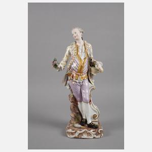 Meissen Paar große Gärtnerfiguren