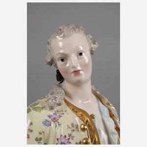 Meissen Paar große Gärtnerfiguren