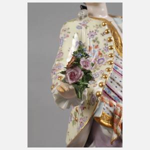 Meissen Paar große Gärtnerfiguren