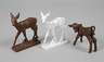 Meissen drei Tierfiguren