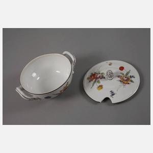 Nymphenburg Restservice mit Blumenmalerei