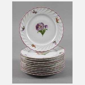 Nymphenburg elf Kuchenteller