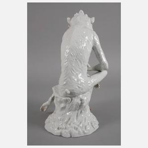 Potschappel Affe mit Apfel