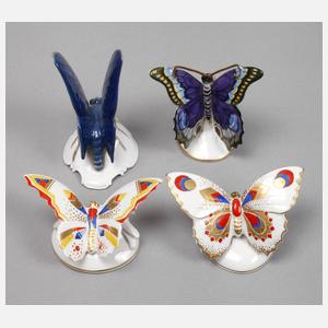 Rosenthal vier Schmetterlinge