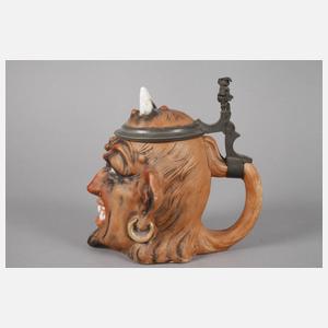 Rudolstadt Gesichterkrug als Teufel