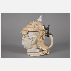 Schierholz Plaue Gesichterkrug als Bismarck