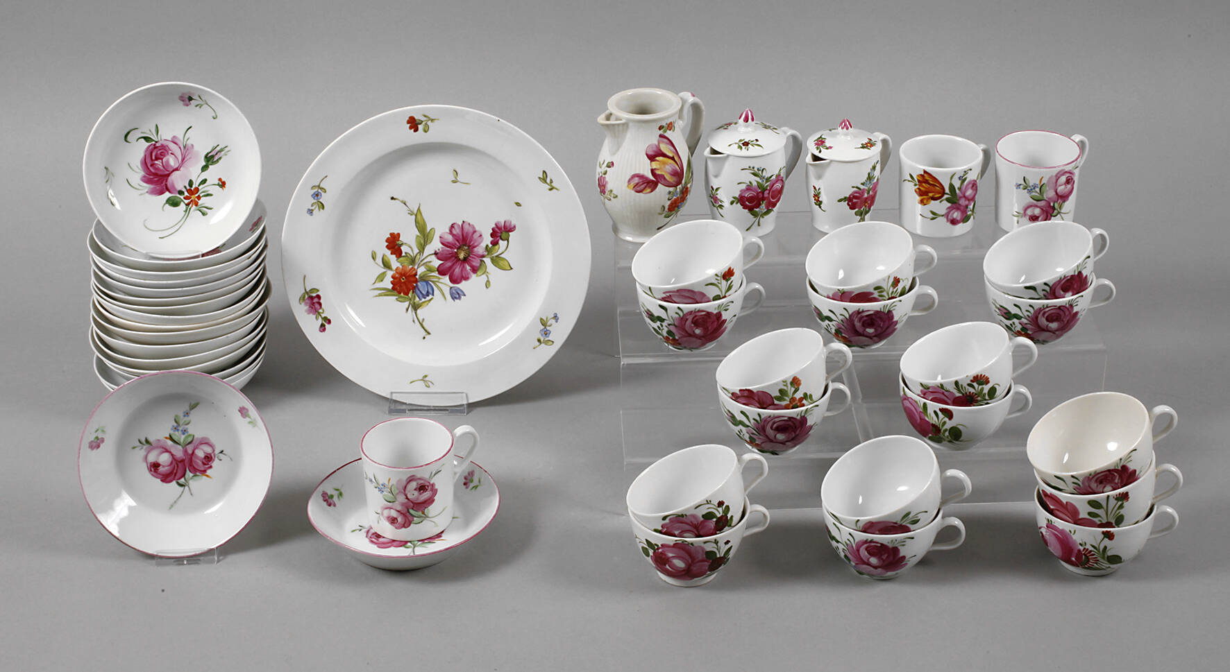 Tettau Konvolut Rosendekor