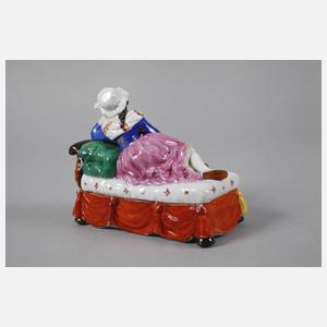 Thüringen figürliche Deckeldose