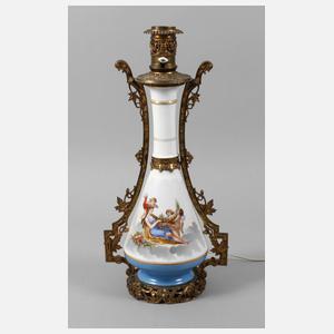 Großer Lampenfuß mit Amoretten