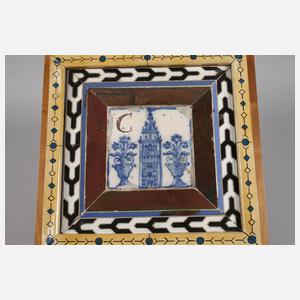 Fliese Spanien 16./17. Jh.