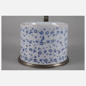 Seltener Ansbacher Fayencewalzenkrug