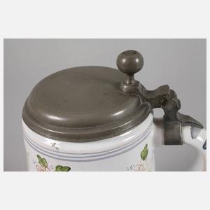 Erfurter Fayencewalzenkrug