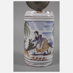 Erfurter Fayencewalzenkrug