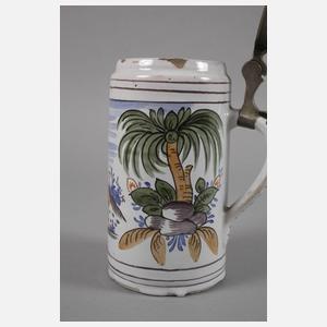 Erfurter Fayencewalzenkrug