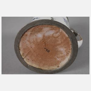 Kleiner Schrezheimer Fayencewalzenkrug
