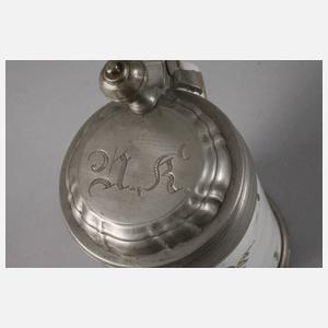 Kleiner Schrezheimer Fayencewalzenkrug