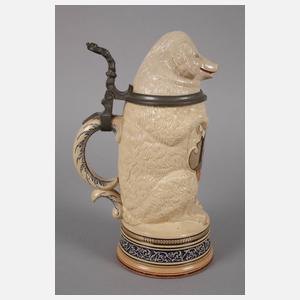 Keglerkrug als Schwein