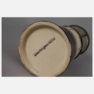 Bierkrug als Grubenlampe