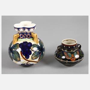 Zwei Jugendstilvasen