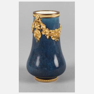 Sevres montierte Jugendstilvase