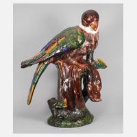 Übergroßer Keramik-Papagei111