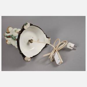 Lampenfuß mit Putten