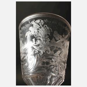 Barockes Kelchglas