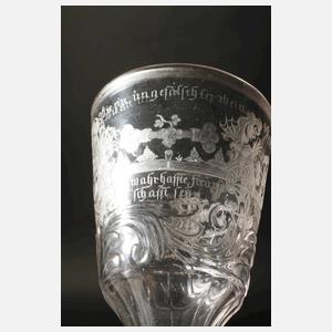 Barockes Kelchglas