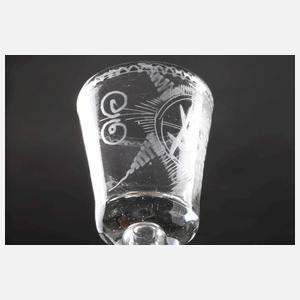 Spitzkelch mit Sachsenwappen