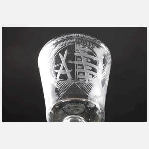 Spitzkelch mit Sachsenwappen