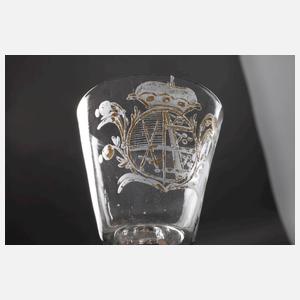 Spitzkelch mit Sachsenwappen