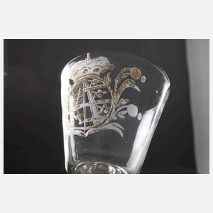 Spitzkelch mit Sachsenwappen