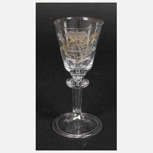 Spitzkelch mit Sachsenwappen