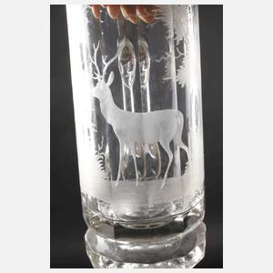 Bierkrug mit Jagdmotiv