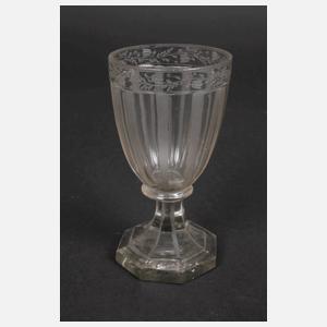 Vier Trinkgläser Biedermeier