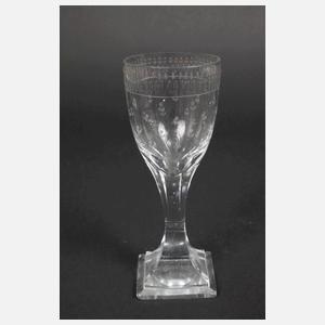 Vier Trinkgläser Biedermeier