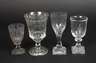 Vier Trinkgläser Biedermeier