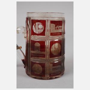 Erinnerungskrug Karlsbad mit Schreibset