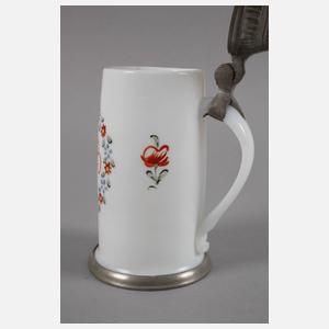 Milchglaskrug Biedermeier