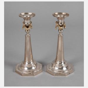 Paar Silberleuchter Breslau
