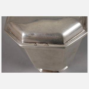 Silber Teedose Augsburg