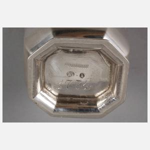 Silber Teedose Augsburg