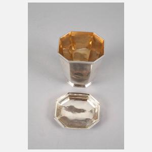 Silber Teedose Augsburg