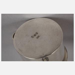 Silber englischer Wachsstockhalter