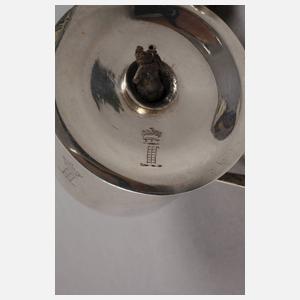 Silber englischer Wachsstockhalter